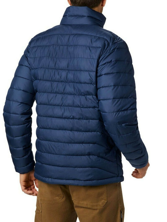 Powder Lite Χειμωνιάτικο Μπουφάν Puffer Navy Μπλε