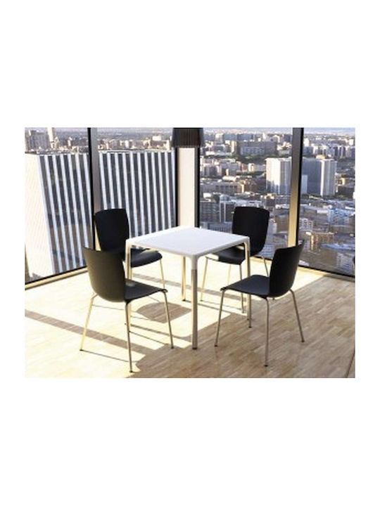 Mio Dining Room Polypropylene Chair Black 47x50x80cm