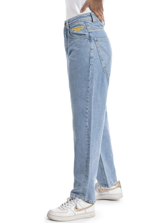 Homeboy High Waist Women's Jeans in Baggy Line Denim Moon