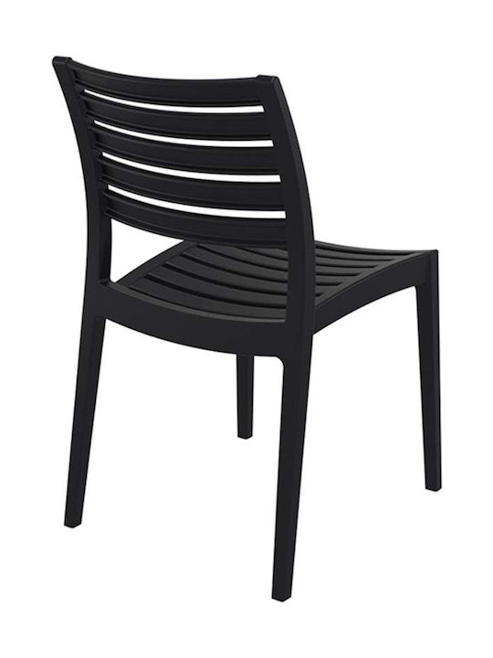 Outdoor-Stuhl Polypropylen Ares Black 48x58x82εκ.