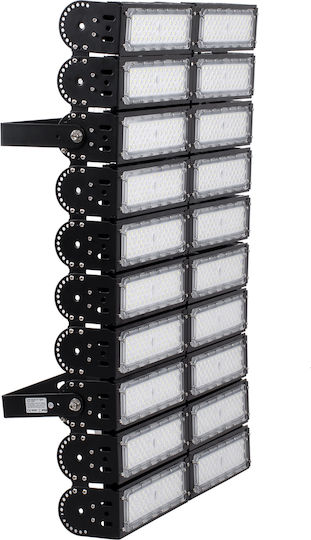 GloboStar GOLIATH Водоустойчив LED Прожектор 1000W Студено Бяло 5000K IP65
