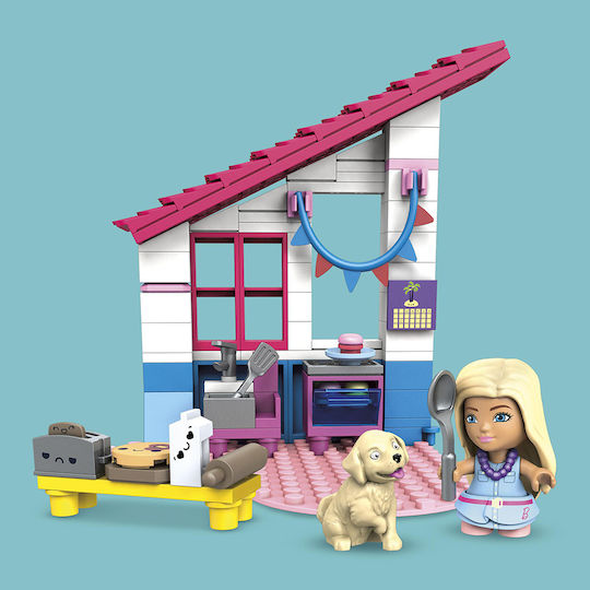 Mega Bloks Τουβλάκια Barbie Σπίτι Malibu για 5+ Ετών 303τμχ