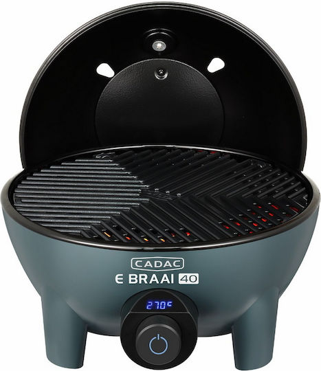 Cadac Επιτραπέζια Ηλεκτρική Ψησταριά Σχάρας 2300W με Καπάκι και Ρυθμιζόμενο Θερμοστάτη 40x40εκ.