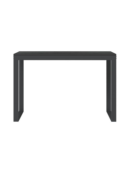 Birou Din Lemn Negru Cu Picioare Metalice 110x60x73cm