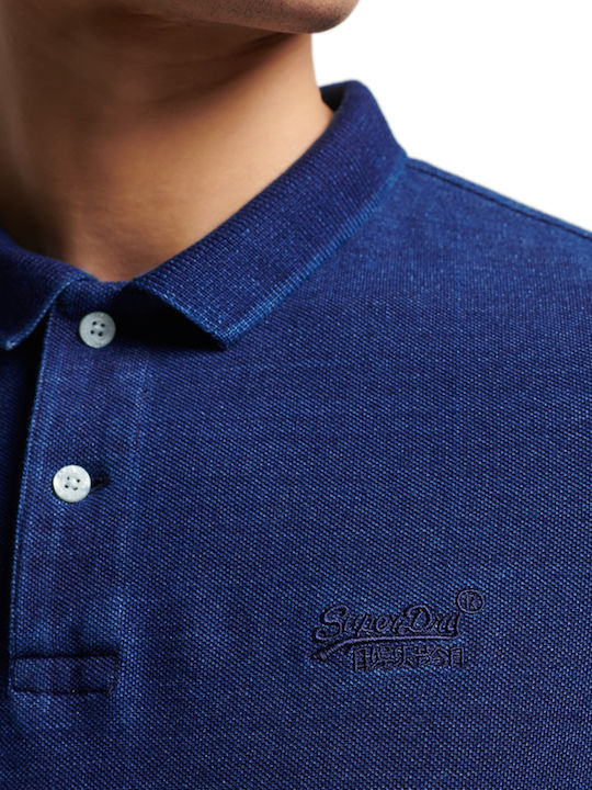 Polo Short Sleeve Navy Blue Blouse