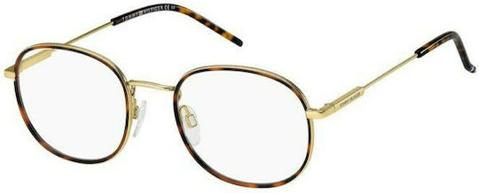 Tommy Hilfiger Μεταλλικός Σκελετός Καφέ Ταρταρούγα TH1726 AOZ