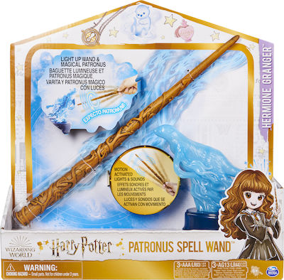 Spin Master Harry Potter: Hermine Grangers Patronus-Zauber mit Otter Stick Replik im Maßstab 1:1