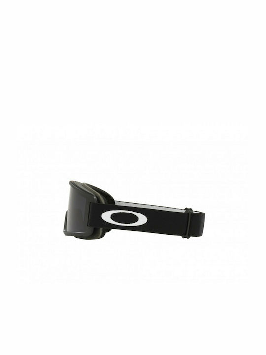 Adult Ski & Snowboard Goggles Black with Black Tint Lens