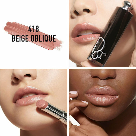 Dior Addict Lipstick Refill Shimmer 418 Beige Oblique 3.2gr