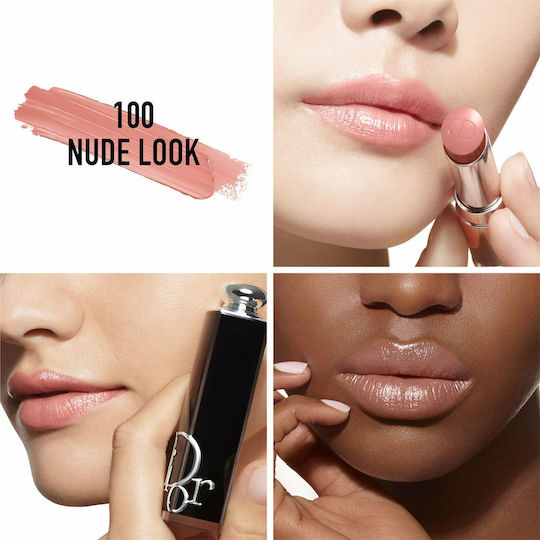 Dior Addict Lipstick Refill Shimmer 100 Nude Look 3.2g