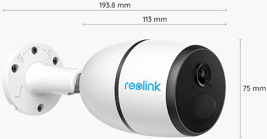 Reolink Go Plus IP Κάμερα Παρακολούθησης 4G Full HD+ 4MP Αδιάβροχη με Αμφίδρομη Επικοινωνία και Φακό 2.8mm