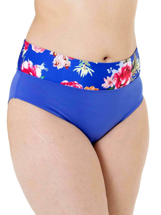 Campora Bikini Slip High Waist Blue
