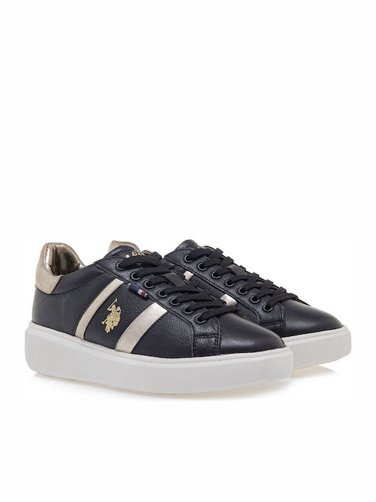 U.S. Polo Assn. Cardi001 Γυναικείο Sneaker Μαύρο