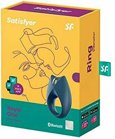 Satisfyer Royal One Δονούμενο Δαχτυλίδι Πέους Μπλε