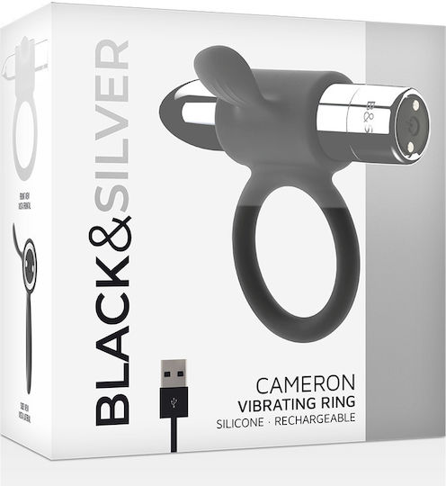 Dream Love Cameron Vibrating Cock Ring Cock Negru