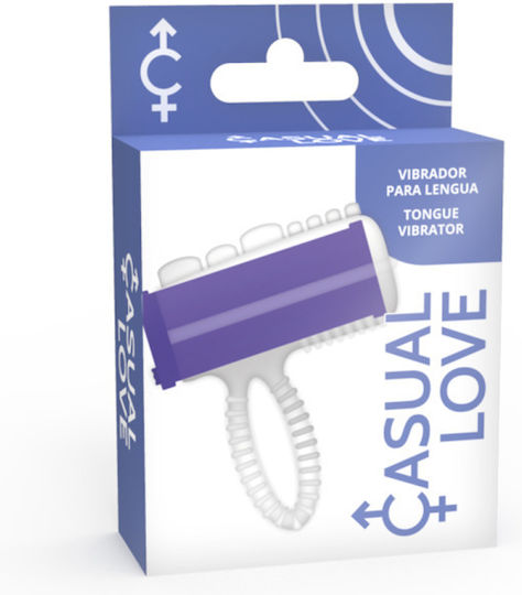 Love Casual Ring Tongue Vibrating Purple