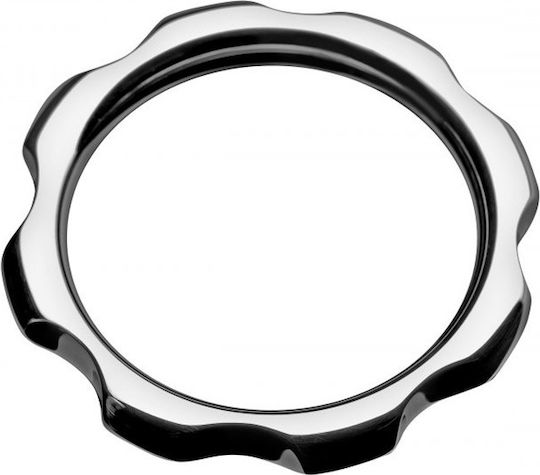 Triune Metalhard Cock Ring Torque 45mm Silver