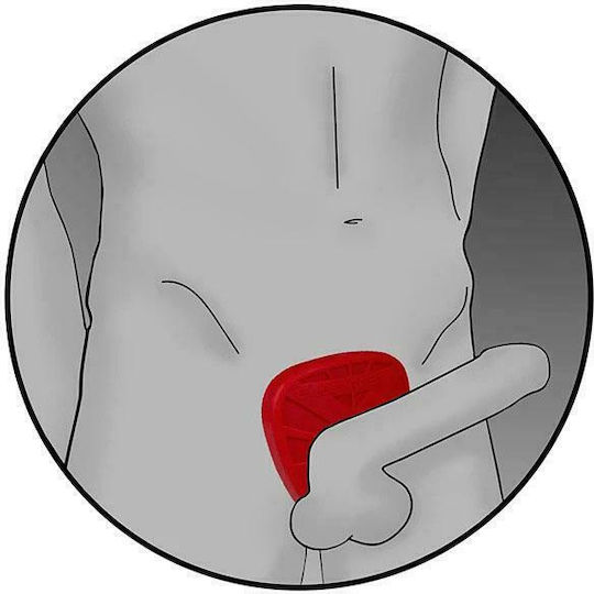 Electrastim Silicone Fusion Viper Cock Shield Red