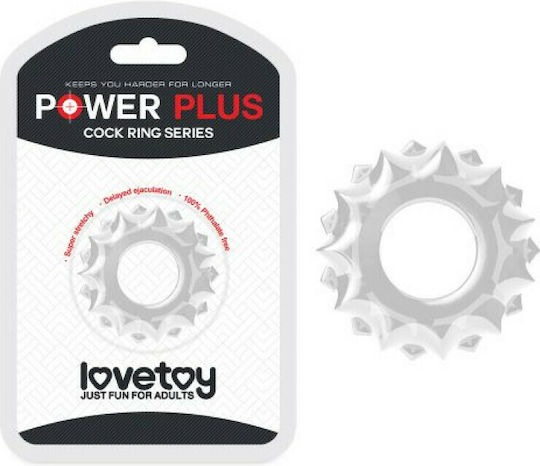 Lovetoy Power Plus Пръстен Петел Прозрачен