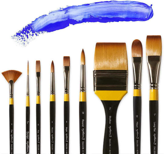 Daler Rowney System 3 Πινέλο Ζωγραφικής Πλακέ