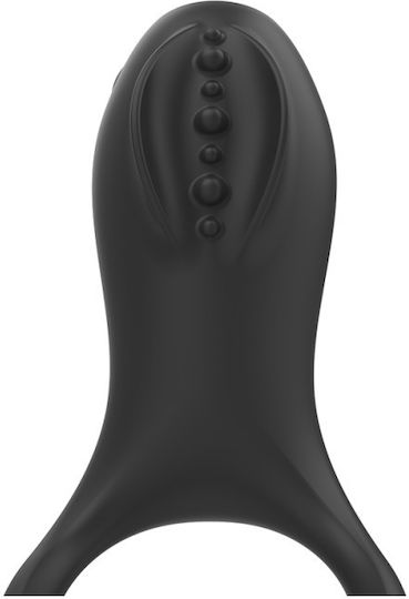 Brilly Glam Brilly Glam Alan Cock Ring Luxe Black