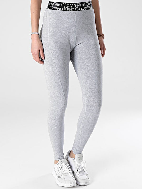 Calvin Klein Women's Long Legging High Waisted Gray