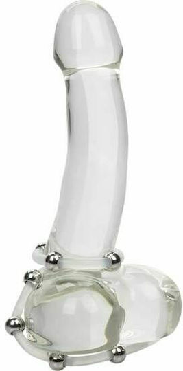 Calexotics Steel Beaded Silicone Ring Set Set Cock Rings Schwanz Clear 2Stück