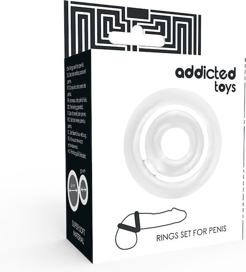 Addicted Toys Potenz C-ring Пръстен Петел Силикон Clear