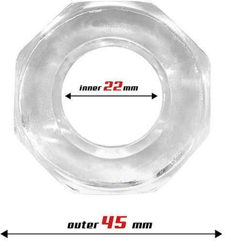 IntoYou Beast Rings Polygon Cock Ring Cock Ring Schwanz Silikon Clear
