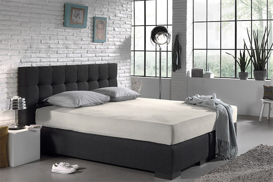 Sleeptime Σεντόνι Ξενοδοχείου Μπεζ Μονό 160x200εκ. Βαμβάκι & Πολυεστέρας 4τμχ