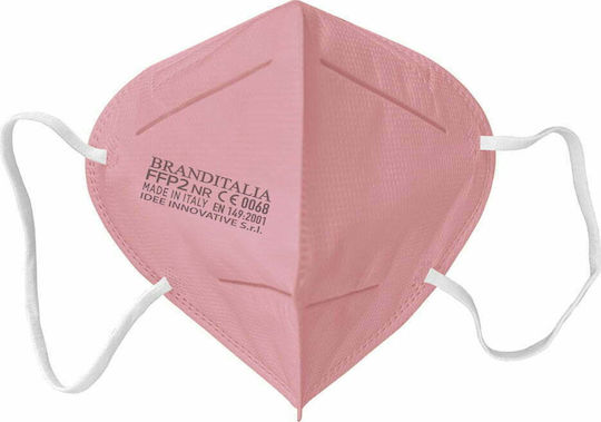 Tiexiong FFP2 Civil Protective Mask BFE >95% Μάσκα Προστασίας FFP2 Ροζ 1τμχ