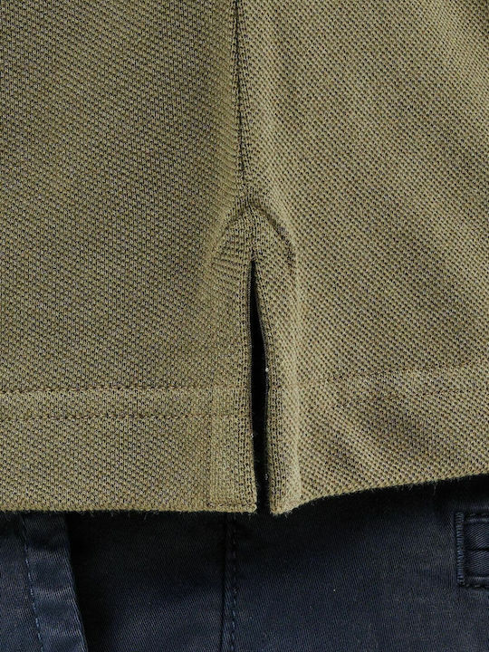 Polo Short Sleeve Blouse Khaki