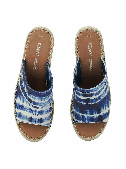 Damenplattformen Marineblau