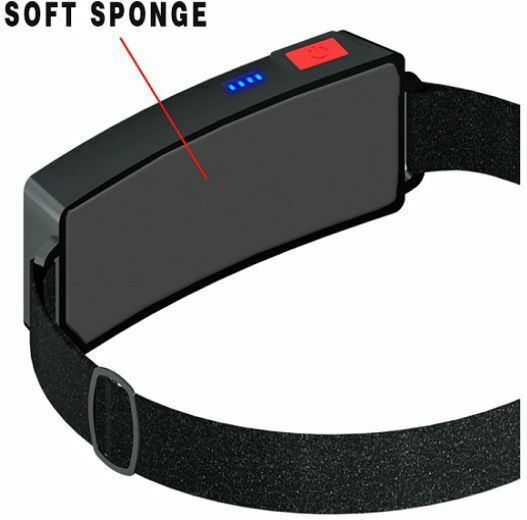 Rechargeable Headlamp LED IP65 with Maximum Brightness 800lm ΤΜ-G14 Embedded Black