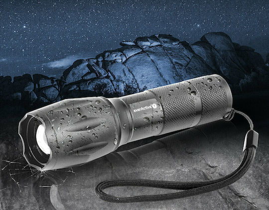 everActive Taschenlampe LED IPX4 mit maximaler Helligkeit 600lm Schwarz
