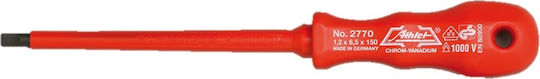 Athlet Șurubelniță Electricianului VDE 1000V Drept cu Dimensiunea Vârfului 3mm 2770 VDE 1000V