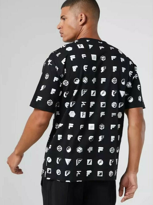 Fila Farworks T-shirt Bărbătesc cu Mânecă Scurtă Negru