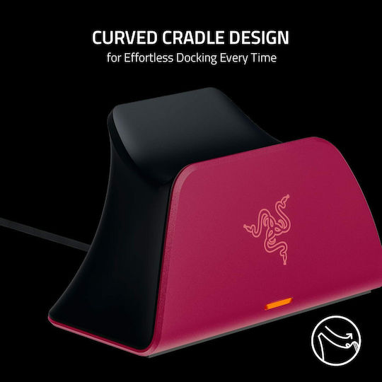 Razer Quick Charging Stand Βάση Φόρτισης για 1 χειριστήριο PS5 Λευκή RC21-01900100-R3M1