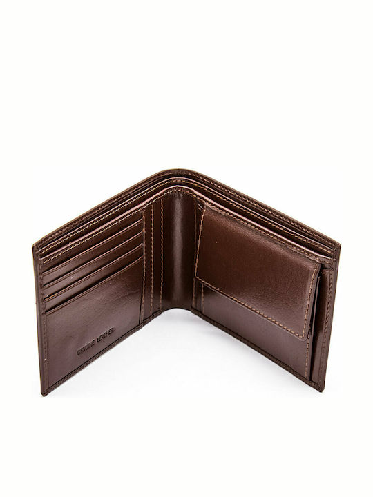 Leder Herren Geldbörse Klassisch Tabac Braun