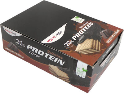 Mooveat Delicious Protein Wafer Baton cu 20% Proteină & Aromă Cremă de ciocolată 46gr