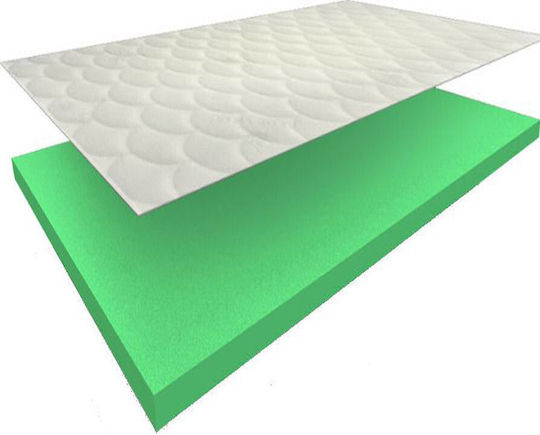 Eco Sleep Mattress Topper Waterfoam Double Foam Infused with Aloe & Removable Cover 150x200x4cm