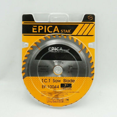 Epica Star EP-10044 Cutting Disc Wood 180mm with 40 Teeth 1pcs