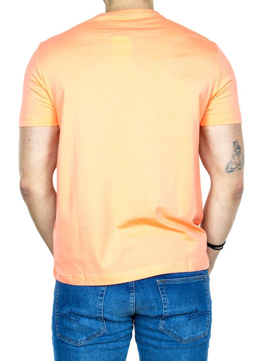 S.Oliver Herren T-Shirt Kurzarm Orange 2064943-2034