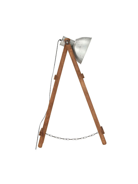 vidaXL Vintage Φωτιστικό Δαπέδου Υ150εκ. με Ντουί για Λαμπτήρα E27 Καφέ