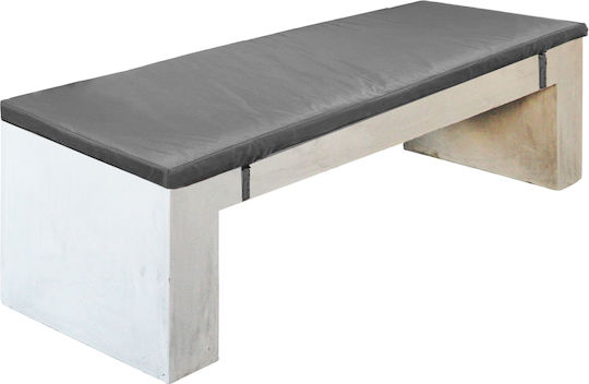 Woodwell Concrete για Παγκάκι Κήπου Γκρι 150.5x40.5εκ.