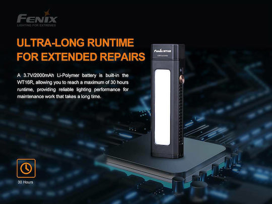 Fenix Arbeitslampe Batterie LED IP66 Doppelte Funktion mit einer Helligkeit von bis zu 400lm