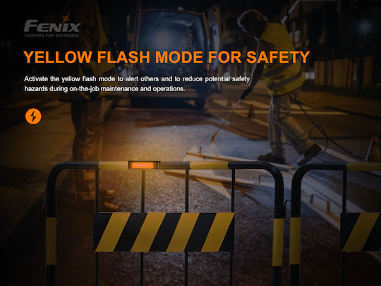 Fenix Arbeitslampe Batterie LED IP66 Doppelte Funktion mit einer Helligkeit von bis zu 400lm