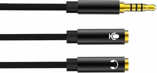 XO NB-R197 Μετατροπέας 3.5mm male σε 3.5mm female 1τμχ