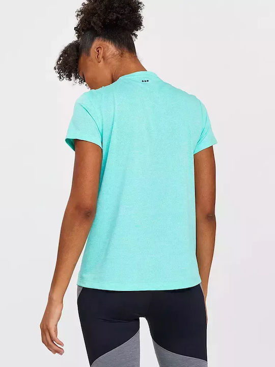 Saucony Women's Athletic T-shirt Turquoise