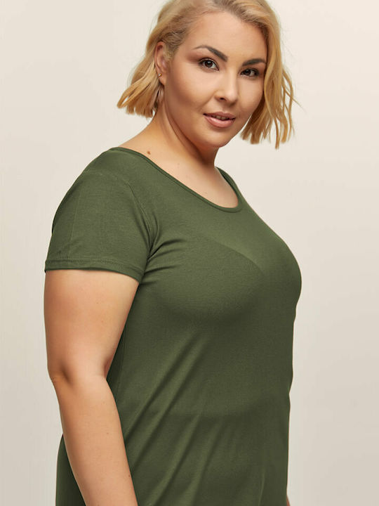 Bluze Damă T-shirt Kaki